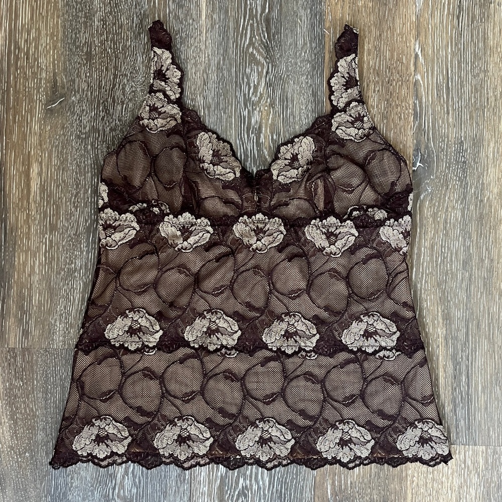 Banana Republic Brown Lace Camisole